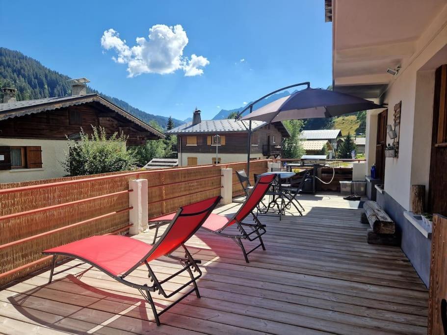 Appartement La Duchere Le Plan-La Giettaz Massif Des Aravis Exteriör bild