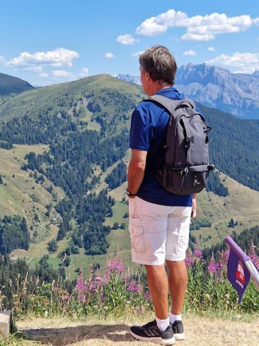 Appartement La Duchere Le Plan-La Giettaz Massif Des Aravis Exteriör bild