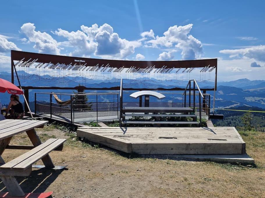 Appartement La Duchere Le Plan-La Giettaz Massif Des Aravis Exteriör bild