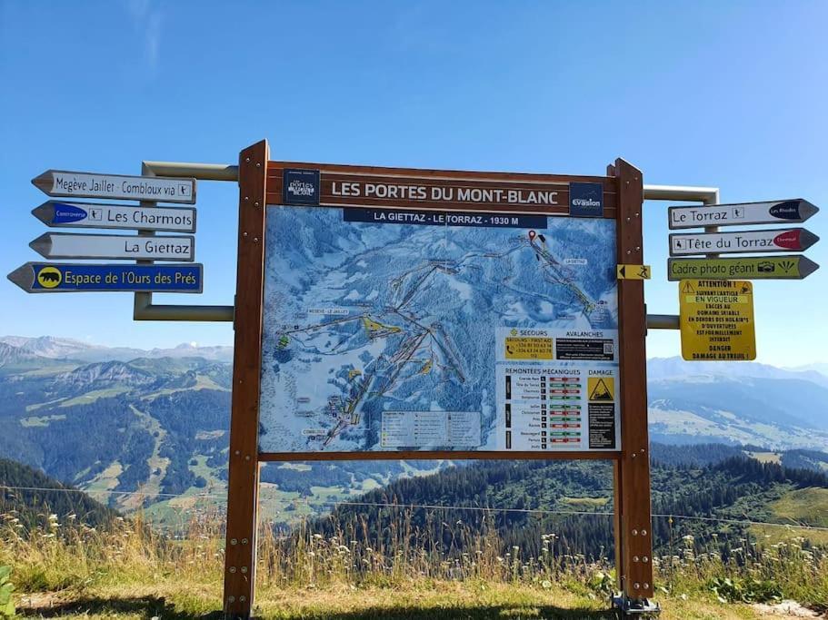 Appartement La Duchere Le Plan-La Giettaz Massif Des Aravis Exteriör bild