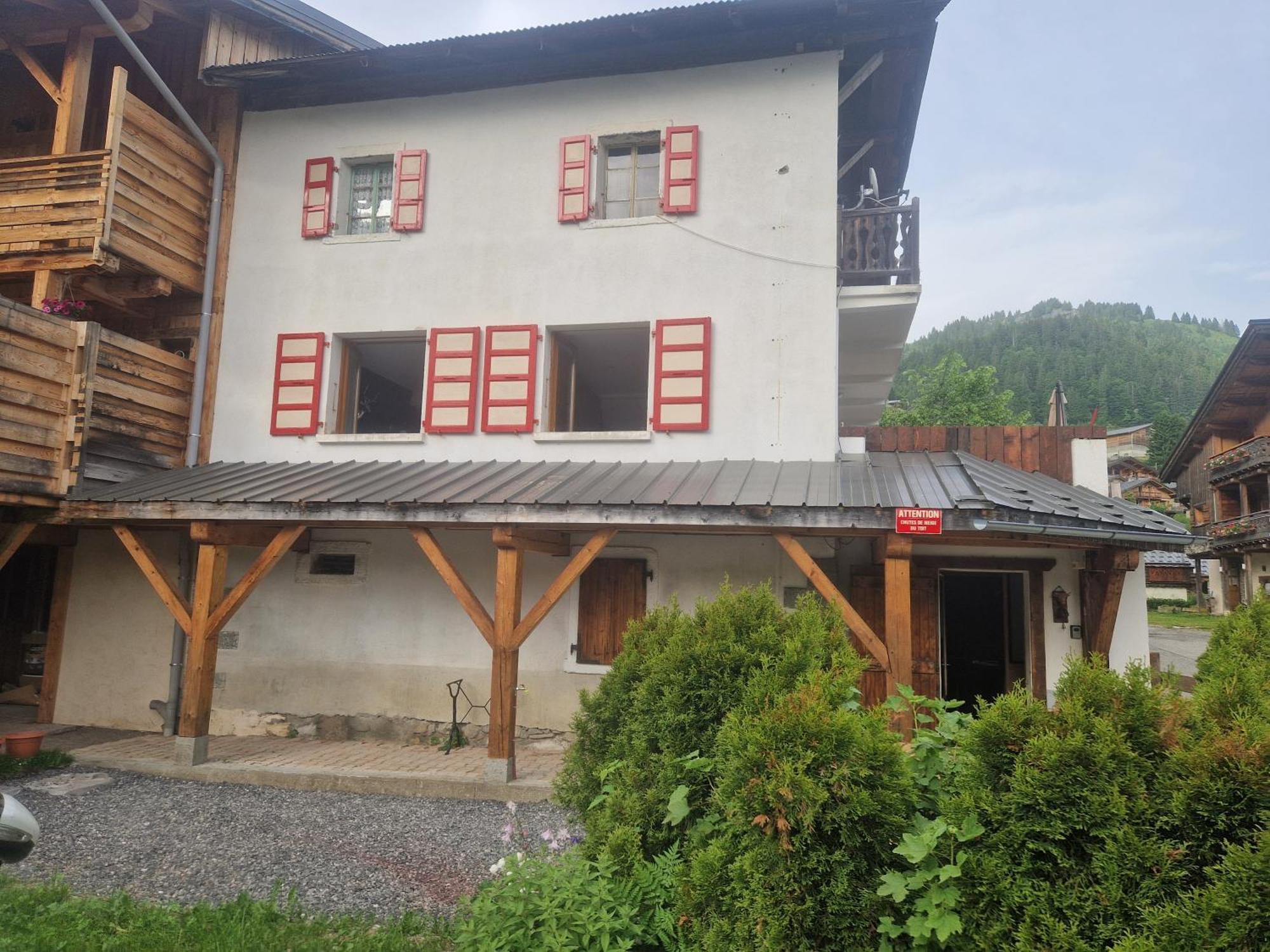 Appartement La Duchere Le Plan-La Giettaz Massif Des Aravis Exteriör bild